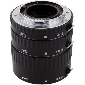 MEIKE MK-S-AF3A Metal Auto Focus Macro Extension Tube Adapter Ring (10mm+16mm) for Sony Mirrorless E-Mount FE-Mount A7 NEX Camera A7 A7M2 NEX3 NEX5 NEX6 NEX7 A5000 A5100 A6000 A6300 A6500