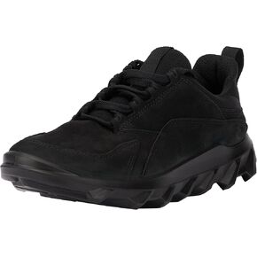 ECCO Womens MX 820313 Leather Textile Black Trainers 7-7.5 US