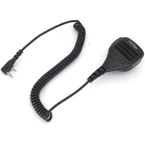 ميكروفون مكبر صوت محمول بمقبس 2 دبوس K لـ Baofeng UV-5R BF-888S Quansheng UV-5RPLUS UV-K6 UV-K58 ميكروفون مكبر صوت لاسلكي أخضر فاتح in Saudi Arabia