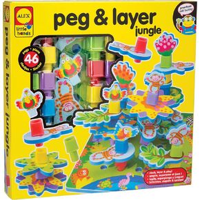 لعبة ALEX Toys Little Hands Peg and Layer Jungle in Kuwait