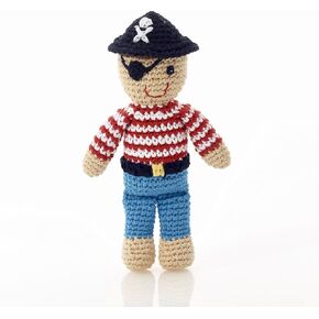 Fair Trade Hand Made PlushToy - Pirate Rattle