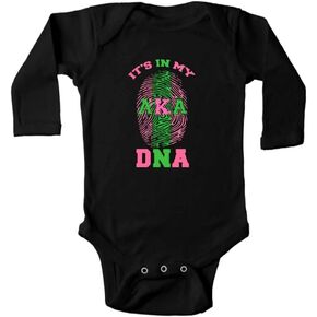 It's In My DNA AKA Infant Boy Girl Long Sleeve Newborn Playsuit Baby Bodysuit