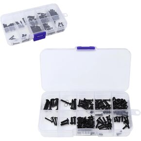 Stainless Steel allen screws Assortment Kit for MJX Hyper Go 1/16 16207 16208 16209 16210 H16 / 1/14 H14BM 14209 14210 14301 14302 14303 RC Screw Set Kit