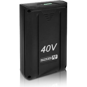 40V 6.0Ah Lithium Battery Replacement for Kobalt KB440-03 KB540C-06 KB540-06 KB2540C-06 KB640-03 KB240-06 KB640-06 KB245-06 ‎KRC40-06 KB440C-06 KRC60 Cordless Power Tools
