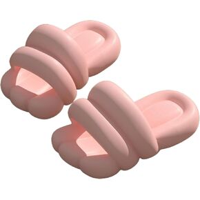 Slides Slippers, Comfort Lovers Non-Slip Cloud Shower Sandals, Cute Lightweight Thick Sole Open Toe Slides Sandals for Indoor Outdoor Use