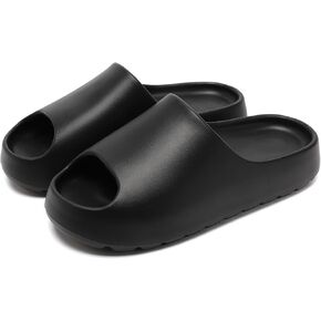 Unisex Cloud Slippers, Waterproof House Slide Sandals Shower Shoes Bathroom, Walking Sandals Women Comfortable Indoor Outdoor Pool Beach
