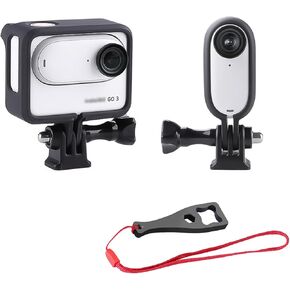 Mounting Bracket for Insta360 GO 3 Frame, Protective Case Cage Mount Accessories