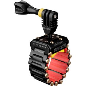 Hell Rider | Universal Handlebar Mount | Bike Mount ebike Action Camera Accessories | Fits GoPro Hero and Compatible Actioncam | Aluminum Chain Links 0.6" - 1.65" (15-42 mm) - Black