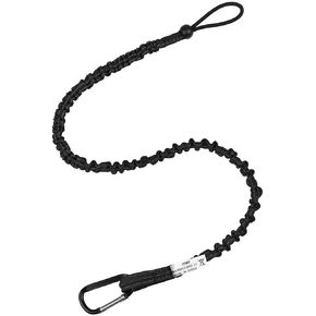 Tool Lanyards, 10 Pack Safety Tool Leash, Retractable Bungee Cord with Aluminum Lock Carabiner and Adjustable Loop End, Maximum Weight Limit 13.6KG / 30lb, Fall Restraint with Shock Cord Stopper