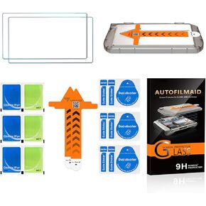 Screen Protector for DJI RC/RC2 Remote Control,HD Tempered Glass Screen Film with Auto Alignment Kit Compatible with DJI RC2 and RC Transmitter Accessories, Transparent