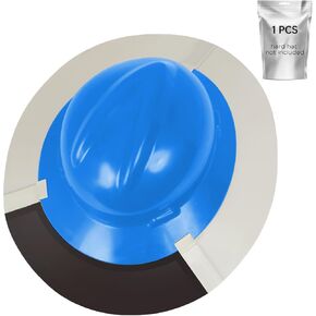 3 Sets Hard Hat Sun Shade Fits Standard Hard Hat Full Brim Attachment,Reusable Sun Protection Hard Hat Visor, Brim Extender Hard Hat Shade for Outside Working