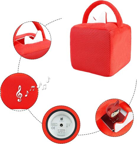 حقيبة حمل لـ Toniebox، حقيبة لـ Toniebox، مقاومة للسقوط والغبار، هدية للأولاد والبنات، حقيبة تخزين لـ Toniebox، أحمر in Kuwait