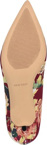 Nine West Women's Arlene Pump, Dark Red Fall Floral Multi 600, 8.5 in Saudi Arabia