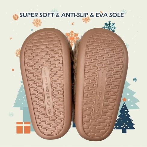 Vegove Cute Furry Highland Terrier Dog Slippers for Women, Cozy Fluffy Indoor House Shoes, Winter Warm Plush Novelty Animal Slippers in Kuwait
