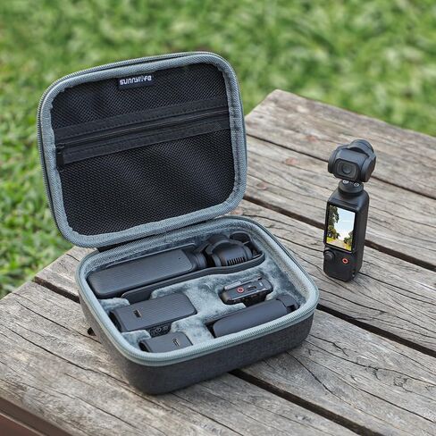 حقيبة حمل لـ DJI Osmo Pocket 3، حقيبة حمل مضادة للماء للسفر، حقيبة حمل ذات هيكل صلب، حقيبة تخزين محمولة للكاميرا، متوافقة مع ملحقات كاميرا DJI Osmo Pocket 3 in Kuwait