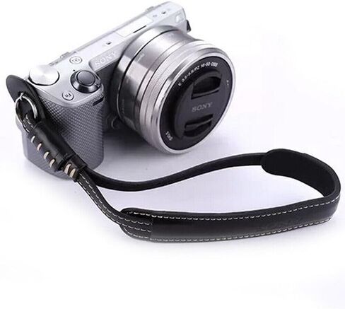 Camera Hand Strap,Leather Camera Wrist Strap for DSLR SLR Mirrorless,Camera Straps for Photographers,Light Brown in Saudi Arabia