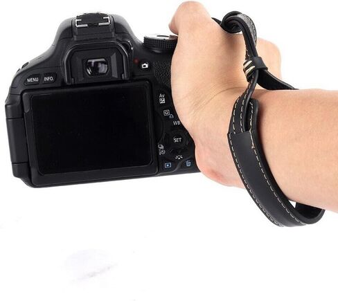 Camera Hand Strap,Leather Camera Wrist Strap for DSLR SLR Mirrorless,Camera Straps for Photographers,Light Brown in Saudi Arabia