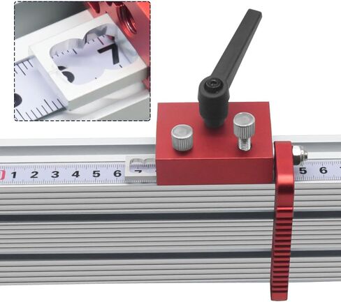 Fence Flip Stop for Woodworking, Aluminum Alloy T Track Limit Stop Type 75 Accessory for Woodworking Flip Stop and Miter Bar for Table Saw, Router Table, Band Saw in Saudi Arabia