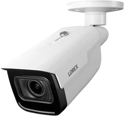 كاميرا Lorex LNB9292BW-4PK 4K (8 ميجابكسل) بيضاء ليلية مزودة بمحركات متغيرة البؤرة ذكية IP رصاصة (4 عبوات). متوافق مع N881B، N882B وNR900X NVRs in Kuwait