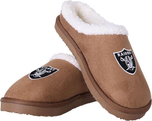 FOCO Las Vegas Raiders شبشب سويدي مغلق من الخلف - مقاس صغير للسيدات in Saudi Arabia