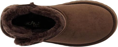 BEACH by Matisse Womens Yukon منصة سحب على أحذية كاجوال بكعب منخفض للكاحل 1-2 بوصة - بني in Kuwait