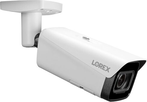 Lorex Indoor/Outdoor 4k (8MP) Ultra HD Bullet Security Camera with Varifocal Lens (Nocturnal 4 Series), 4X Optical Zoom, Vandal Resistant, Heat Mapping/People Counting (2-Pack White) in Saudi Arabia