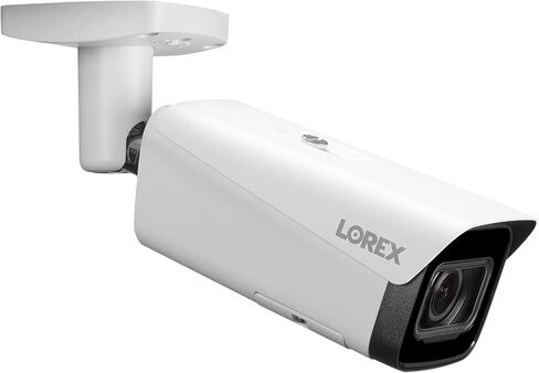 Lorex Indoor/Outdoor 4k (8MP) Ultra HD Bullet Security Camera with Varifocal Lens (Nocturnal 4 Series), 4X Optical Zoom, Vandal Resistant, Heat Mapping/People Counting (2-Pack White) in Saudi Arabia