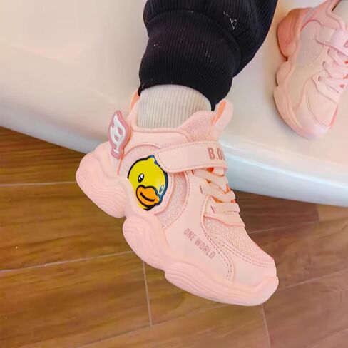 B.Duck Toddler Shoes for Girl and Boy [Comfortable & Fashionable] Kids Shoe Toddler Tennis Shoes Toddler Sneakers for Toddler/Little Kid in Saudi Arabia