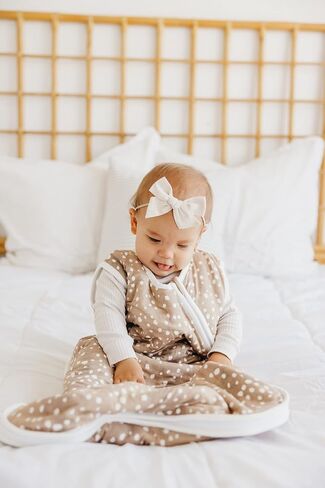 Copper Pearl Sleep Sack: Warm and Cozy Baby Bag in a Variety of Trendy Designs, Safe Alternative to Blankets, Sleeveless Baby Sleep Sack Swaddle Sizes Newborn to 24 Months - Bliss in Kuwait