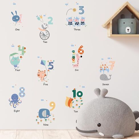 Nursery NS-2 Count Dinosaurs Colorful Wall Decal Window Stickers for Kids, Inspirational Quote Vinyl Decorations Watercolor Classroom Art Living Playroom Bedroom Kindergarten Dorm Painting for Party in Kuwait