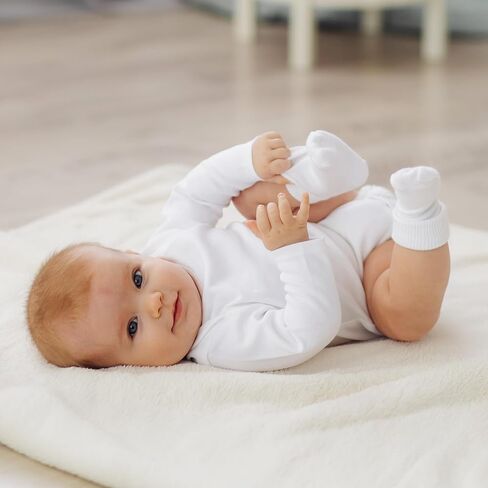 TotAha Baby Long Sleeve Bodysuit, Unisex Baby Clothes for Boy Girl, 0-3-6-18-24 Months, Soft Infant Sleepers for All Seasons in Kuwait