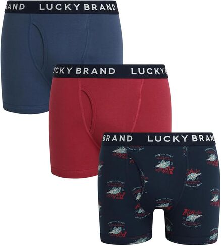 Lucky Brand Mens Classic Boxer Briefs 3Pack in Saudi Arabia