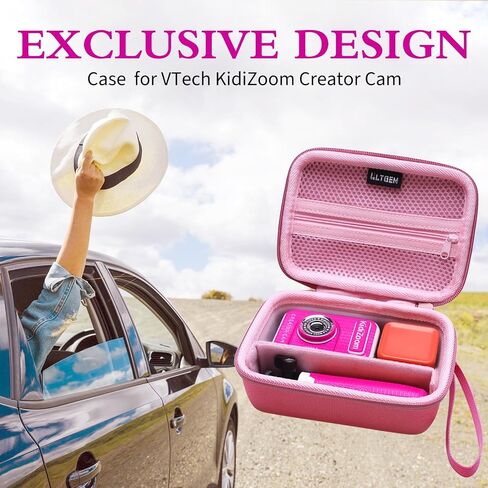 LTGEM Kid Camera Case Compatible with VTech KidiZoom Creator Cam, Pink in Saudi Arabia