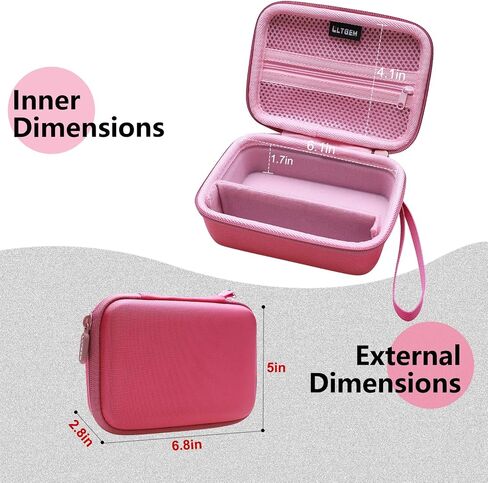 LTGEM Kid Camera Case Compatible with VTech KidiZoom Creator Cam, Pink in Saudi Arabia