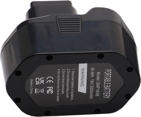 حزمة بطارية 3000 مللي أمبير في الساعة لـ SNAP ON 18V 3.0Ah Ni-MH CTB318 CTA3850 CDRA3850 CTB3185 in Kuwait