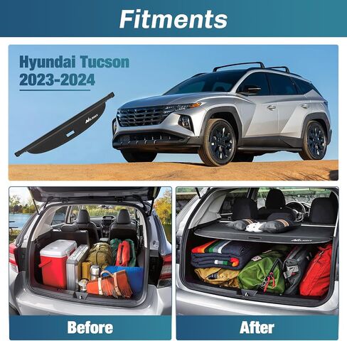 غطاء حقيبة السيارة Nilight لملحقات Ford Bronco 2021 2022 2023 2024 ذو 4 أبواب، غطاء حقيبة السيارة قابل للسحب، غطاء حماية للحمولة، عبوة واحدة in Saudi Arabia