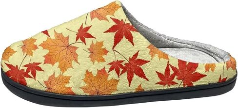Slippers for Women Indoors and Outdoors, Mens Comfy Flannel Warm Slippers Flat Clogs Winter House Slippers in Saudi Arabia