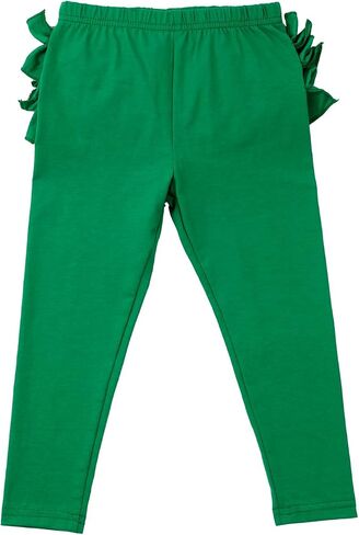 HOOLCHEAN Baby Toddler and Little Girls Ruffles Buttocks Leggings Solid Color Pants in Saudi Arabia