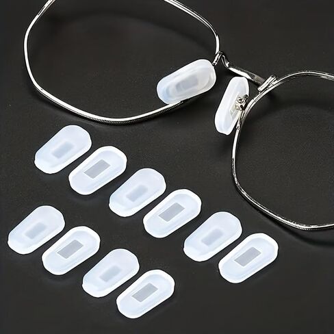 نظارات مخدات أنف للنظارة يغطي الانزلاق على سيليكون نظارات مخدة أنف للنظارة مكافحة زلة لينة مخدات أنف للنظارة ل طقم تصليح النظارات in Kuwait