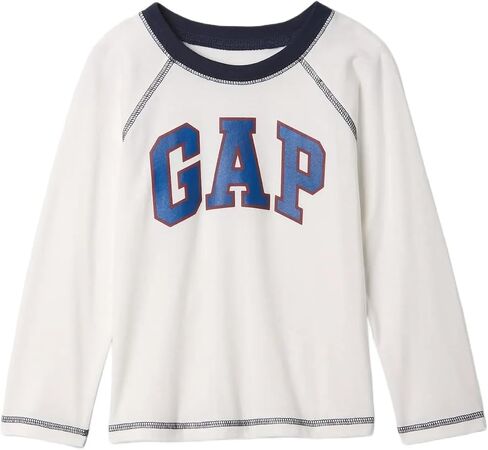 Gap Baby Boys' Long Sleeve Logo Raglan Tee in Kuwait