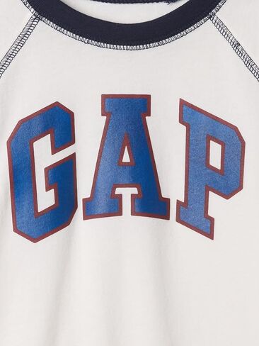 Gap Baby Boys' Long Sleeve Logo Raglan Tee in Kuwait
