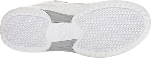Men's White Lace Work Shoe - Slip Resistant, Breathable, Comfortable + Affordable, Memory Foam Insole, White, 7.5 M US in Saudi Arabia