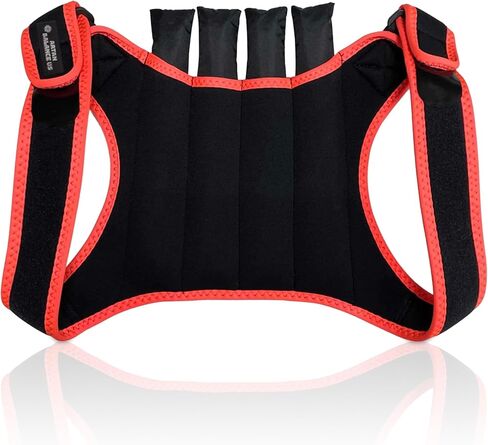 سترة مصحح الوضعية للنساء، أوزان قابلة للإزالة، مقاس قابل للتعديل - مصحح وضعية تمليس الظهر، تحسين الوضعية، بناء قوة الظهر - مصحح الوضعية المتقدم مع 4 أوزان لكل 0.5 رطل in Kuwait