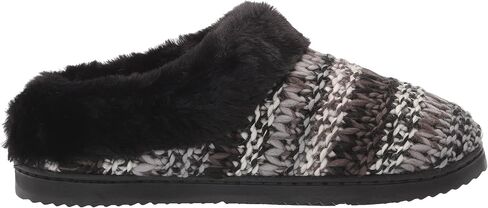 Dearfoams Women's Cora Striped Knit Clog Slipper in Kuwait