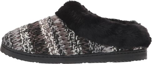 Dearfoams Women's Cora Striped Knit Clog Slipper in Kuwait