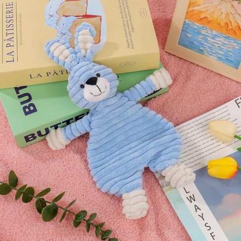 Apricot Lamb Corduroy Bunny Soft Loveys for Babies, Security Blanket for Baby Boy and Girl, 11.9 Inches for Infant and Toddlers (Green) in Saudi Arabia