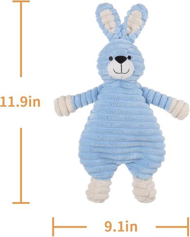 Apricot Lamb Corduroy Bunny Soft Loveys for Babies, Security Blanket for Baby Boy and Girl, 11.9 Inches for Infant and Toddlers (Green) in Saudi Arabia