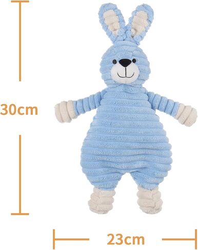 Apricot Lamb Corduroy Bunny Soft Loveys for Babies, Security Blanket for Baby Boy and Girl, 11.9 Inches for Infant and Toddlers (Green) in Saudi Arabia