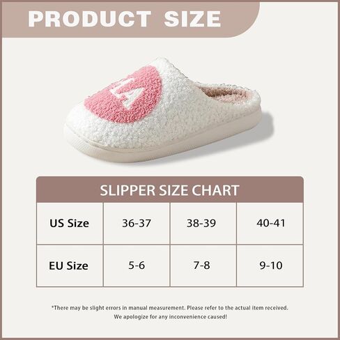Cozy Fluffy Mama Slippers For Women Men Cute House Slippers Memory Foam Slippers Plush Bedroom Indoor Outdoor Shoes in Saudi Arabia