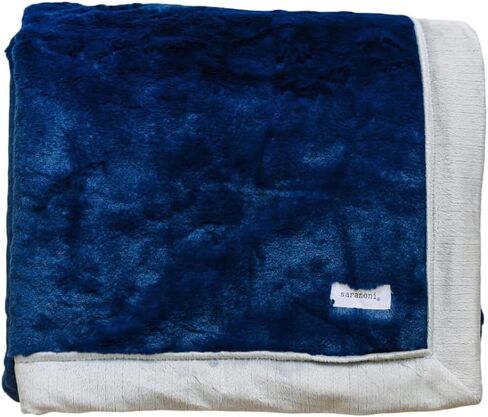 SARANONI | Navy/Gray XL Blanket in Saudi Arabia